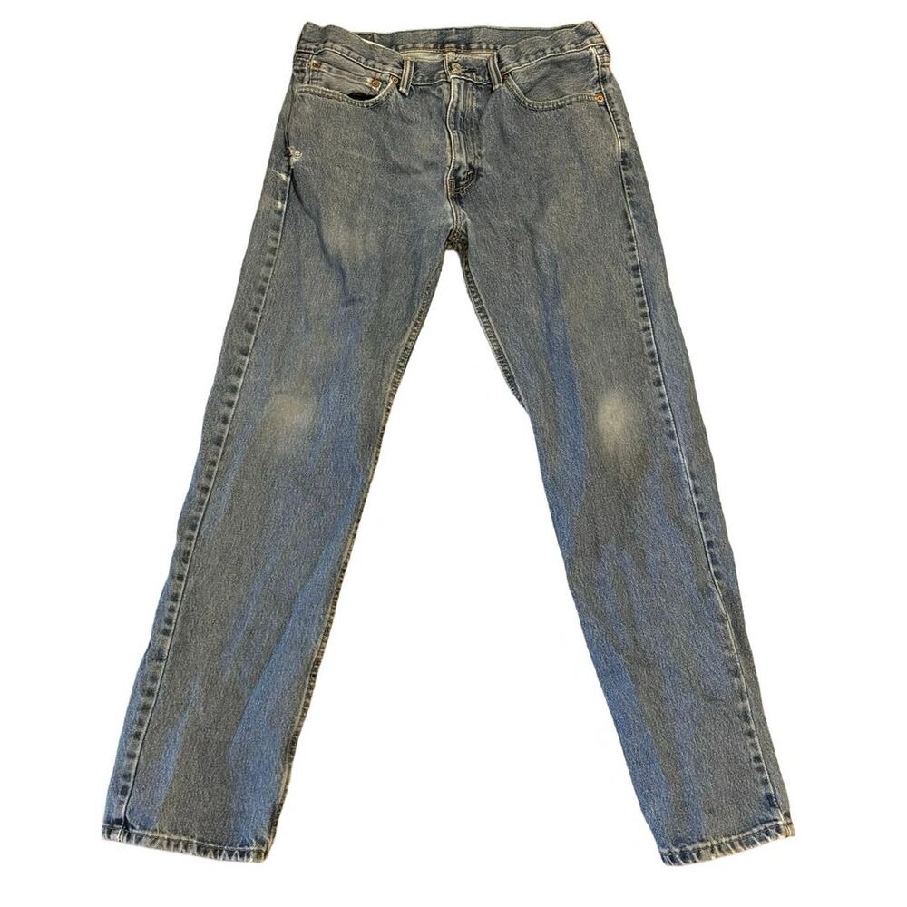 Levi's 505 Jeans Men 33 x 32 Relaxed Straight Leg light Wash Denim - Picture 2 of 8